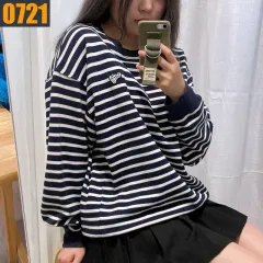 95 GOLA ゴーラ ストライプ スウェットTシャツのサムネイル