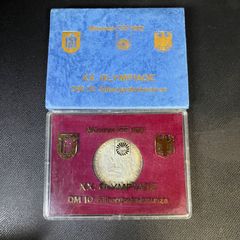 ドイツ銀貨 1972年 ミュンヘンオリンピック 記念 10マルク プラケース
