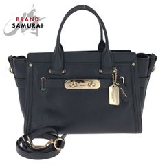 美品 GUCCI グッチ 85cm/34インチ ブラック 黒 シルバー金具 レザー