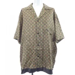 グッチ GUCCI GGホースビット プリント シルクツイル シャツ 794907 ZAQ9F S/Sシャツのサムネイル