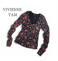 VIVIENNE TAM☆ヴィヴィアンタム☆パワーネット☆水墨画☆カットソー