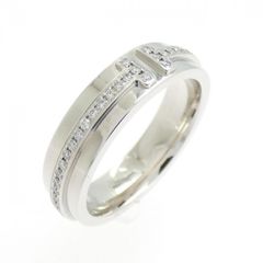 tiffanyトゥルーナローワイドk18WGゴールドリング17号 - メルカリ