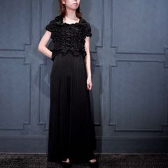 USA VINTAGE MEIER.Q PLEATS DESIGN WIDE EASY PANTS/アメリカ古着プリーツデザインワイドイージーパンツ