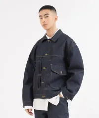 LEE リー コーデュラ RAWデニム 1ST トラッカー ジャケット Indigo RAW Lのサムネイル