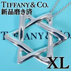 ラージ】ティファニー スターオブダビデ 六芒星 ネックレス 社外ロング 