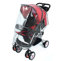 geneX ペットカート レインカバー 防雨 防寒 ペット用 散歩 子犬 老犬 フリーサイズ 汎用 1のサムネイル