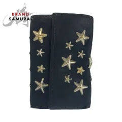 JIMMY CHOO ジミーチュウ スタースタッズ ネプチューン 6連 ブラック 黒 レザー キーケース 男女兼用 レディース 600575【中古】のサムネイル