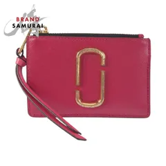MARC JACOBS マークジェイコブス ピンク レッド ゴールド金具 レザー M0013359 コインケース フラグメントケース レディース 602622【中古】のサムネイル
