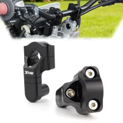 スズキ/ヤマハ/カワサキ/BMW/ホンダ/KTM/トライアンフ用 22mm 7/8インチ CNC アルミ製 回転式ハンドルバーライザーのサムネイル