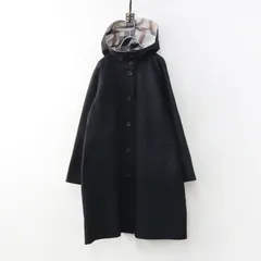 定番 人気┃ブルーレーベルクレストブリッジ BLUE LABEL CRESTBRIDGE ノバチェック リバーシブルフードコート 38■【2400015077192】のサムネイル