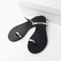 美品 アパルトモン AP STUDIO別注┃エレナライナ ELENA LAINA フラットサンダル 36/23cm ブラック■黒【2400015077321】のサムネイル