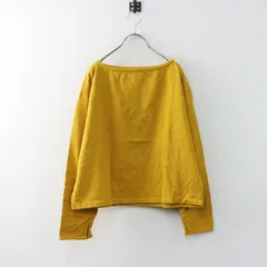 ロンハーマン Ron Herman ボートネックプルオーバーカットソー XS■イエロー トップス ブラウス 長袖 Tシャツ【2400015073248】のサムネイル