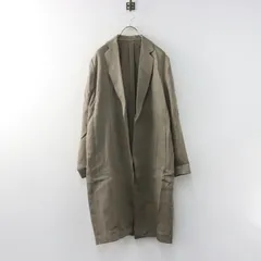 未使用 定価84700円 2024年 ドゥーズィエムクラス Deuxieme Classe リネン マテリアルコート F■ブラウン表記 麻【2400015059556】のサムネイル