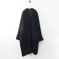 ノーコントロールエアー フィルマム FIRMUM ウール パイルボアニットコート S■ネイビー ノーカラー ロング アウター【2400015059655】のサムネイル
