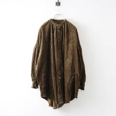 2025AW ユニバーサルティシュ UNIVERSAL TISSU 親子コーデユロイトリプルシャーリングブラウス ブラウン┃シャツ【2400015070247】のサムネイル
