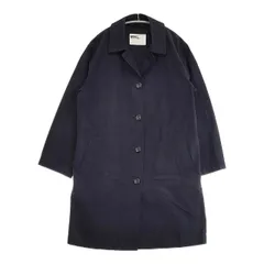 MHL. コットン 595-8210500 サイズ1 WASHED COTTON POPLIN ステンカラーコート 濃紺 ネイビー レディース エムエイチエル【中古】6-0708M∞のサムネイル