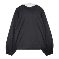 mizuiro-ind レーヨンコットン パフスリーブロングT 長袖Ｔシャツ カットソー ロンＴ ブラック レディース ミズイロインド【中古】6-0708M∞のサムネイル