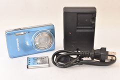 ☆ジャンク品☆ OLYMPUS オリンパス μ-5010 ライトブルー コンパクト