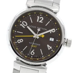 ルイ・ヴィトン LOUIS VUITTON Q1131 タンブール GMT デイト 自動巻き メンズ _965388のサムネイル