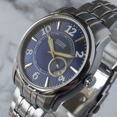 OH済 稼働品 CITIZEN シチズン 8210-S072981 自動巻き 10s 青文字盤