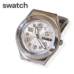 swatch IRONY スウォッチ シルバー メンズ 時計 腕時計 クォーツ メタルバンド ステンレス デイデイト ビジネス カジュアル 管理番号：761A-1180のサムネイル