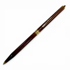 美品▼Dupont デュポン 純正漆 エカイユ マーブル柄 ツイスト式 ボールペン ブラウン ゴールド フランス製 メンズ 筆記確認済み 箱付き 美品▽Dupont デュポン 純正漆 エカイユ マーブル柄 ツイスト式