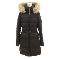トミーヒルフィガー TOMMY HILFIGER 中綿コート ジャケット フェイクファー ロング M 黒 ブラック /JS ■ECF007のサムネイル