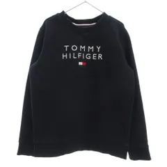 トミーヒルフィガー TOMMY HILFIGER スウェット トレーナー M(8-10) ダークネイビー ロゴ 刺繍 クルーネック /ML ■ECG007のサムネイル