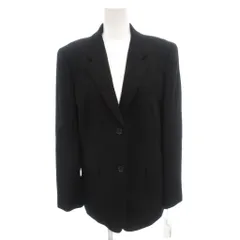 ダックス DAKS タグ付き テーラードジャケット 9AR 黒 ブラック シングルブレスト ウール 11-013480 /TQ ■ECG007のサムネイル