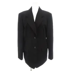 ダックス DAKS 美品 テーラードジャケット 11AR 黒 ブラック シングルブレスト カシミヤ混 11-811144 /TQ ■ECG007のサムネイル