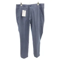 ランズエンド LANDS' END タグ付き スラックスパンツ 94 ライトブルー テーパード センタープレス 無地 フルレングス /TL ■ECF007のサムネイル