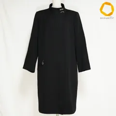 #wnc ジバンシィ GIVENCHY コート 44 黒 大きいサイズ チャーム ロング 無地 レディース [1024386]のサムネイル