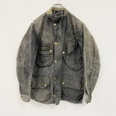 Barbour　バブアー　INTERNATIONAL　インターナショナル　オイルドジャケット　黒　ブラック　古着のサムネイル