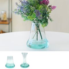 美品 作家作品 ガラスベース 花瓶 フラワーベース cibone カッシーナ