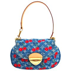 GOYARD ゴヤール サンルイPM トートバッグ ブルー ポーチ付き 管理番号