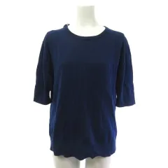 グレースクラス GRACE Class クルーニットTシャツ セーター 半袖 ネイビー 紺 36 のサムネイル