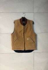 Carhartt カーハート リメイク ユーティリティベスト バイカー L相当