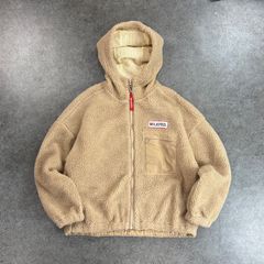 MILKFED. CK LOGO BOA ZIPUP HOODIE ミルクフェド ボアフリース 