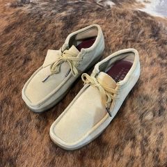 美品】クラークス 26.0cmナタリーワラビーレ ザーブラウン - メルカリ
