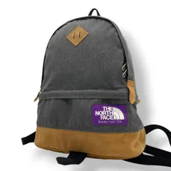 美品 THE NORTH FACE PURPLE LABEL ノースフェイス パープルレーベル デイパック リュック キャンバス スエード グレー×ベージュ ユニセックス nanamica 大容量 カジュアル ストリート 通勤 通学 アウトドア 希少 s7のサムネイル