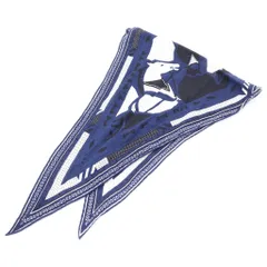 HERMES (エルメス) ロザンジュ ストール ネイビーのサムネイル