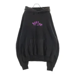 cvtvlist (カタリスト) 22AW ×MYne LOGO USUAL HOODIE マイン 刺繍ロゴ フーディー プルオーバーパーカー ブラウン GCLHD104のサムネイル