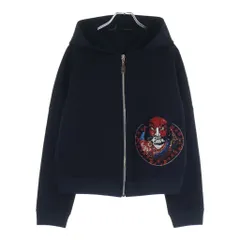 LOUIS VUITTON (ルイヴィトン) 18SS 山本寛斎 達磨 歌舞伎 スパンコール刺繍 ジップアップパーカー ブラックRW181A FED FEVB94のサムネイル