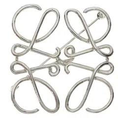 LOEWE (ロエベ) Anagram Brooch アナグラム ブローチ シルバーのサムネイル