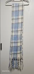 CHECK マフラー ブルーのサムネイル