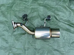 LK1819* ホンダ ゼスト JE1/P07A 社外/HKS リアマフラー 砲弾マフラー リアピース /JASMA認定 03S09783 Silent Hipower　※小傷のサムネイル