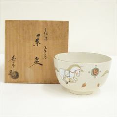 京焼 浅見祥瑞造 色絵花暦 共箱 抹茶碗(gf5) - メルカリ