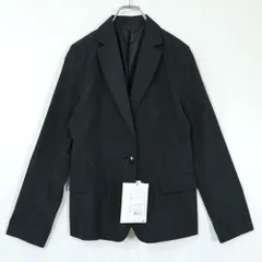 【紙タグあり】GEORGES RECH ジョルジュ レッシュ★サテン風♪ジャケット サイズ38 黒系 z22092のサムネイル