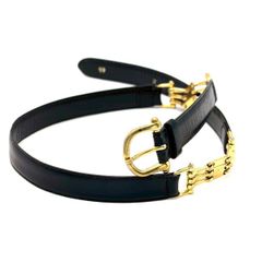 CELINE キャラメル レザーゴールドバックルベルト 100サイズ 美品