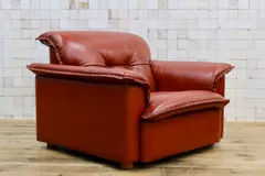 GMJN8B○FUJI FURNITURE / 冨士ファニチア 本革 1人掛けソファ